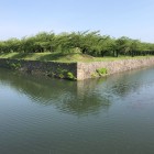 稜堡の石垣の端２