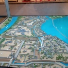 水戸城の模型(水戸市立博物館)