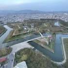 五稜郭タワーから見た五稜郭