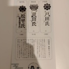 尼崎城の家紋のスタンプ
