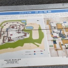 津山城の案内図