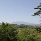 本丸北端より八ヶ岳を眺める