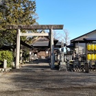 ④	婚礼が行われた桑名城本丸跡（現護国神社）