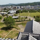 櫓内から二の丸方向