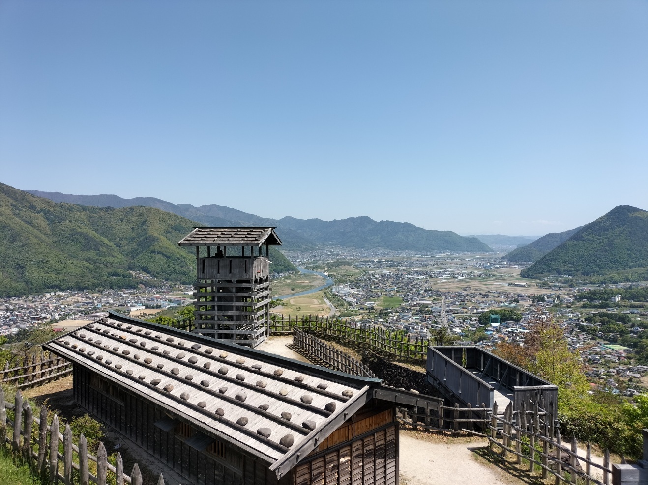 定番ショット(二郭見張台)