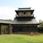 模擬復元二層櫓北面入り口側
