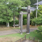 二層櫓より大手口冠木門