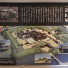 １階の展示高田城パネル