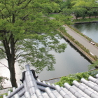 展望階より西方向内濠