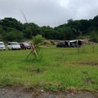 モトクロス場にある登城口