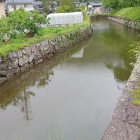 黒門付近の水堀