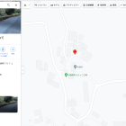 ここから石垣の壁のある坂道を登っていく
