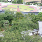 天守閣から見下ろす