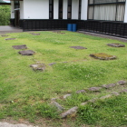 元南中門跡の地表展示