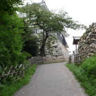 夏草に覆われた埋門跡