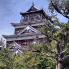 ①	広島城天守
