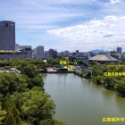 ⑩	広島城天守より眺めた市民球場跡地