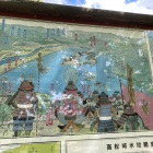 備中高松城水攻の図