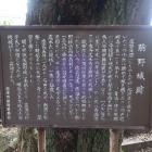 駒野城跡の説明板