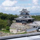 コンパクトカメラフェンス網目撮影右に影有り