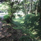 大手馬出北土橋と外堀を北へ