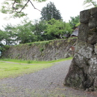 本丸枡形北石垣と本丸北城塁石垣