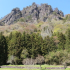 潜竜院跡と岩櫃山