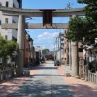 鳥居先門跡（射楯兵主神社石造鳥居）
