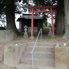 本丸跡に鹿嶋・八幡神社が鎮座