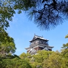 松ともみじと広島城
