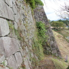 埋め門外搦手門側北側階段と二の丸城塁