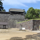 二の丸城塁・太鼓櫓・復元井戸・大手門石垣