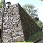 二の丸下の段天守側石垣城塁北の角