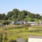造山城/造山古墳を南の千足古墳より眺める