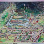 鹿野城下町鳥瞰図