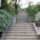 消防神社への階段