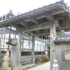 円通寺に残る旧搦手門