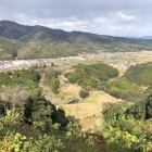 広瀬城下町を望む