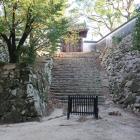 六十一雁木上門と六十一雁木下門跡の石垣