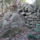 小堤城山城（14郭北端の石垣）