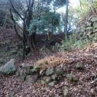 飯盛城（御体塚郭南東下の石垣）