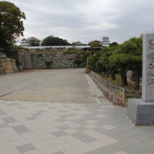 太鼓門跡土橋辺り景観