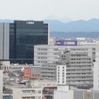 富士山を天守回廊東より遠望かすかに見えるかな？