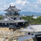 遠江・浜松城、ついに実現した市役所屋上からの撮影