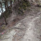 天霧城、隠し砦下の土橋