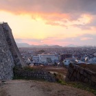 夕日を望む