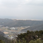 天守跡からの眺め(鳥取砂丘方面)