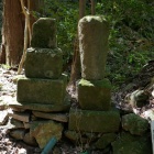 吉三郎とお七の墓　極楽で幸せになっておくれ
