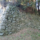城内で一番古いとされる石垣
