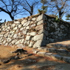 野面積みの石垣